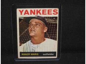 1964 Topps HOFer NY Yankees Roger Maris Baseball Card