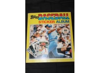 1980 Topps Complete Baseball Sticker Album