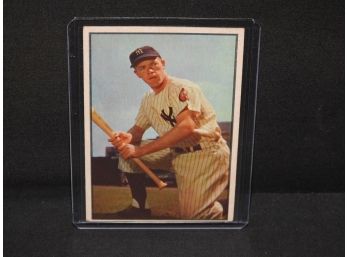Rare 1953 Bowman COLOR Gil Mcdougald NY Yankees Baseball Card