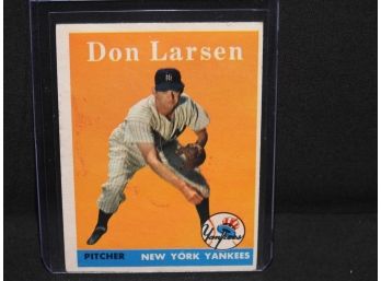 1958 Topps HOFer NY Yankees Don Larsen Baseball Card