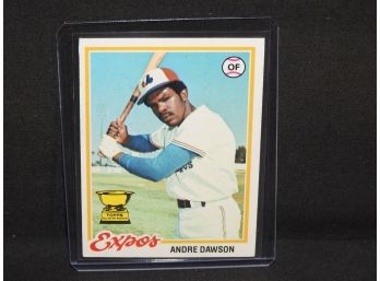 1978 Topps HOFer Andre The Hawk Dawson ROOKIE Baseball Card