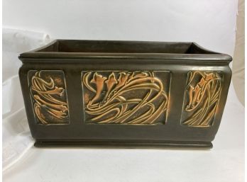 Vintage Roseville Pottery Panel-pattern Window Box