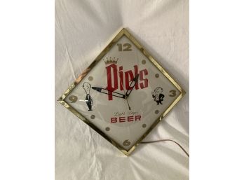 Vintage Piels Beer Advertising Clock