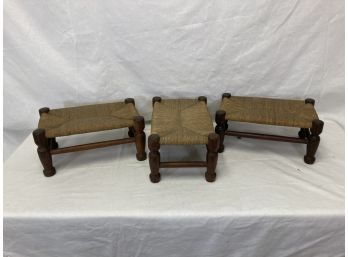 Set Of Antique Footstools