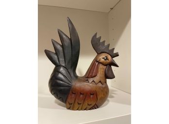 Decorative Wooden Rooster 10' H
