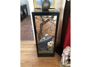 Asian Panel Tall Side Cabinet