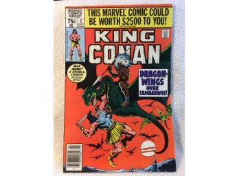 1980 King Conan September Issue Comic Book