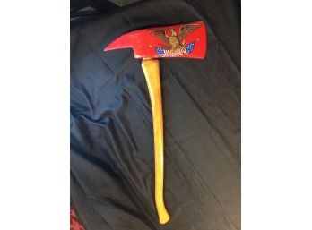 Collectible Fireman's Axe With Eagle Emblem
