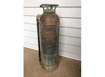Vintage September 1963 Fire Extinguisher