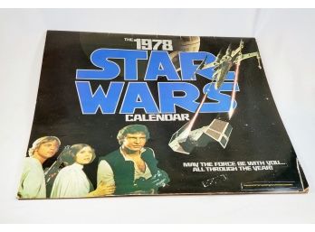 Rare 1978 Star Wars Calendar