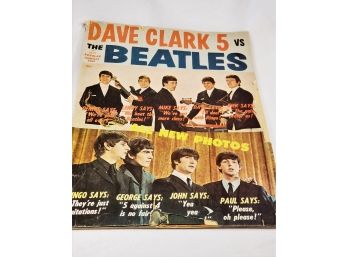Dave Clark Five Vs The Beatles Magazine 60's
