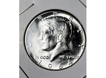 1964 Silver Uncirculated Kennedy Half Dollar