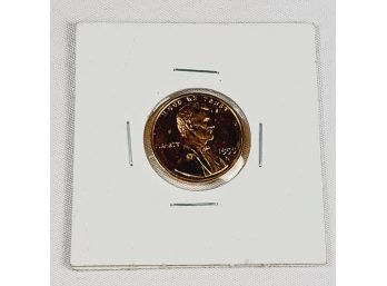 Gold Plated 1999 Lincoln Cent