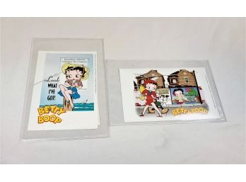 2 Betty Boop Stamp Sheets With Cert