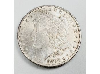 1879-s Morgan Uncirculated Silver Dollar