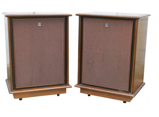 Vintage Pair Of BX-710 Speakers From The Coral Audio Corp. - Made In Japan