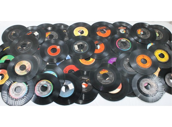 Vintage Vinyl 45 RPM Records-All Genres-Gene Autry, David Bowie, Phil Collins, Springsteen & More - Lot #2