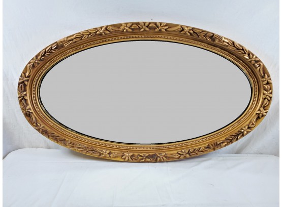 Pretty MCM Gold Toned Oval Mirror