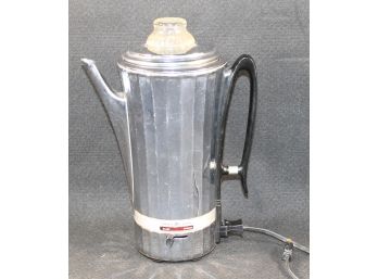 Vintage GE General Electric Stainless Steel Automatic Electric Percolator Model G4P50