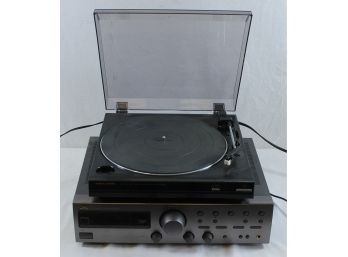 Realistic LAB-340 Belt Drive Automatic Turntable & JVC RX-317 AM/FM Stereo Receiver