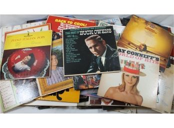 Vintage Vinyl LPs - Buck Owens, Andy Williams, Kenny Rogers, The Ink Spots, Johnny Cash, Holiday LPs & More