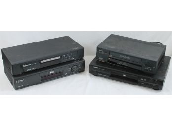 VHS & DVD Players, Symphonic, Toshiba & Emerson