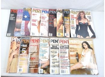 Assortment Of Penthouse Gentlemen's Magazine Back Issues - Various Years