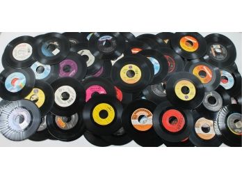 Vintage 45 RPM Records-Willie Nelson, Billy Idol, Dire Straits, Madonna, Poison & More  Lot#7