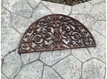 Cast Iron Decorative Arch Or Floor Mat
