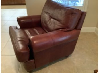Robb & Stuckys Leather Express Brown Leather Chair