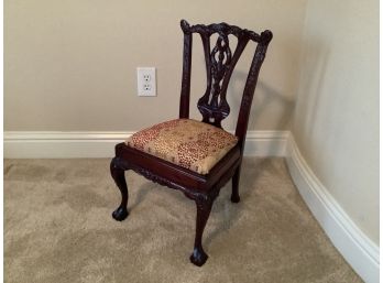 Chippendale Style Child Chair  15  X 12 X 25