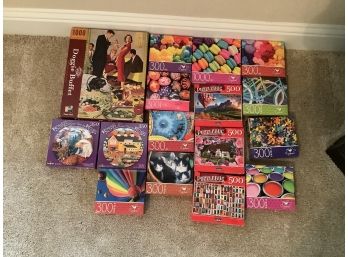 A Lot Of 16 Jigsaw Puzzles