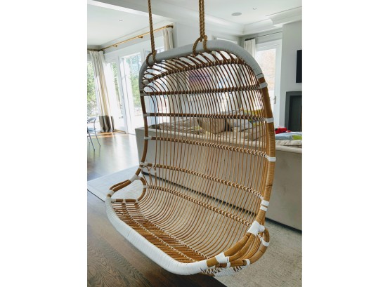 Serena And Lily Double Hanging Rattan Chair