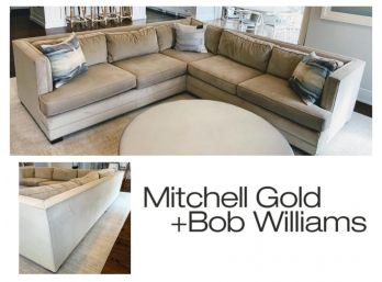 Mitchell Gold  Bob Williams Light Grey  Sectional