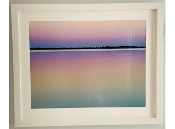 Signed And Numbered Daniel Jones 'Approaching Blue Hour #4', Framed Photo Print