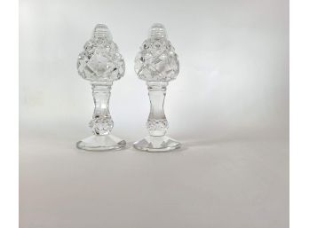 Crystal Salt And Pepper Shakers