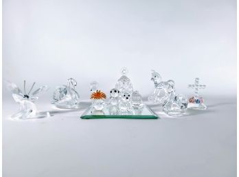 Crystal Collectible Figurines- Some Swarovski
