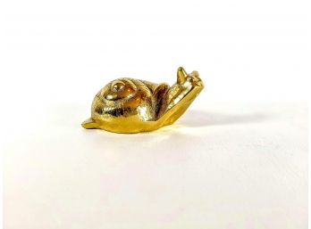 Brass Snail Paperweight