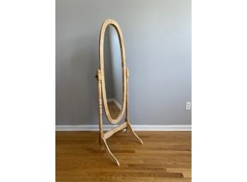 Large Floor Oval Mirror