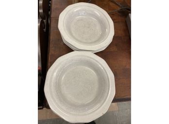 Lot Of 5 Ironstone Bowls, 9 Inches