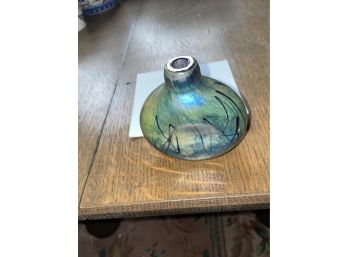 Stephen Fellerman Art Glass Perfume Bottle