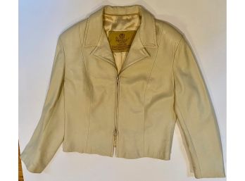 Vintage Peruzzi Leather Jacket Size Large, Italy