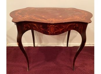Vintage RJ Horner & Co. Inlay Side Table,  NYC Early 1900s