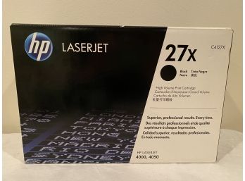 HP 27X Printer Ink Cartridge For Laserjet 4000 & 4050, New In Box