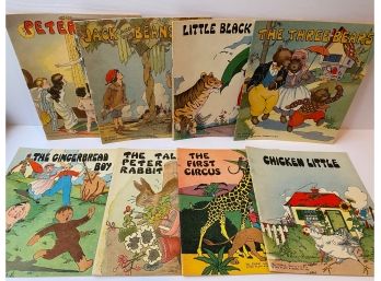 8 Vintage 1930s Children's Books By Eulalie Platt & Munk Co.