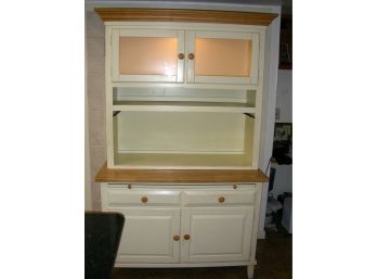 Hoosier-type Kitchen Hutch Cabinet In 2 Sections