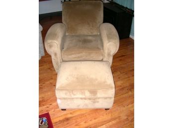 Recliner Chair And Matching Ottoman