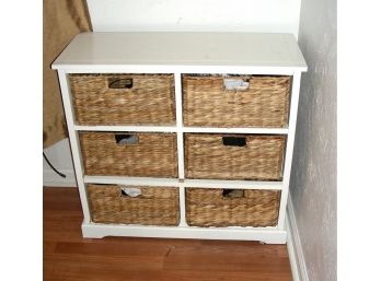 6-drawer Cubby Storage With Baskets