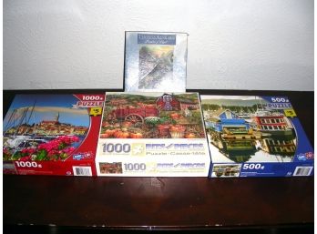 Lot Of 4 Puzzles