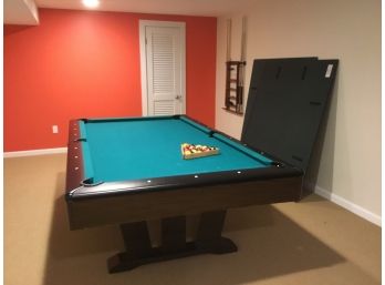 Ebonite Billiards Pool Table, Ping Pong The Works.
